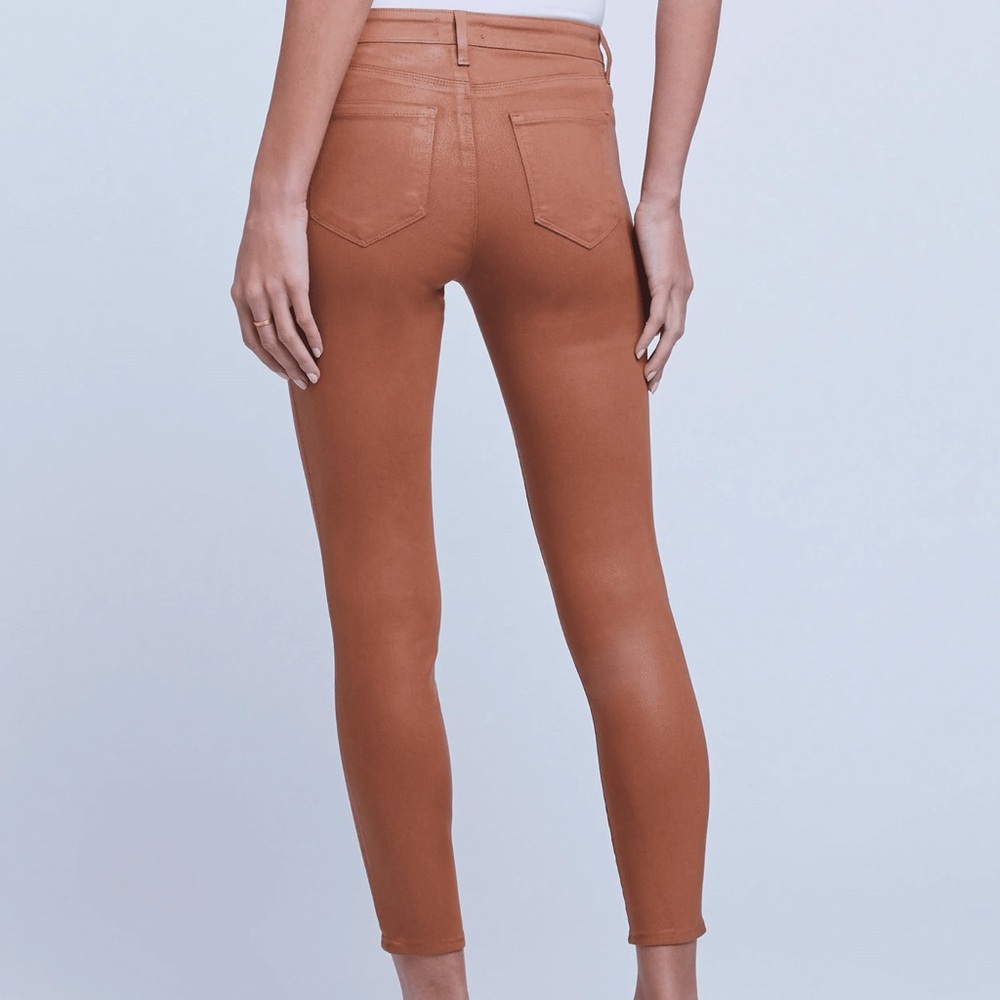 L'Agence Margot High Rise Coated Jean Size 25 NEW - Picture 2 of 10